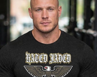 Hated Jaded BLACK EAGLE on Dark Tee Unisex t-shirt