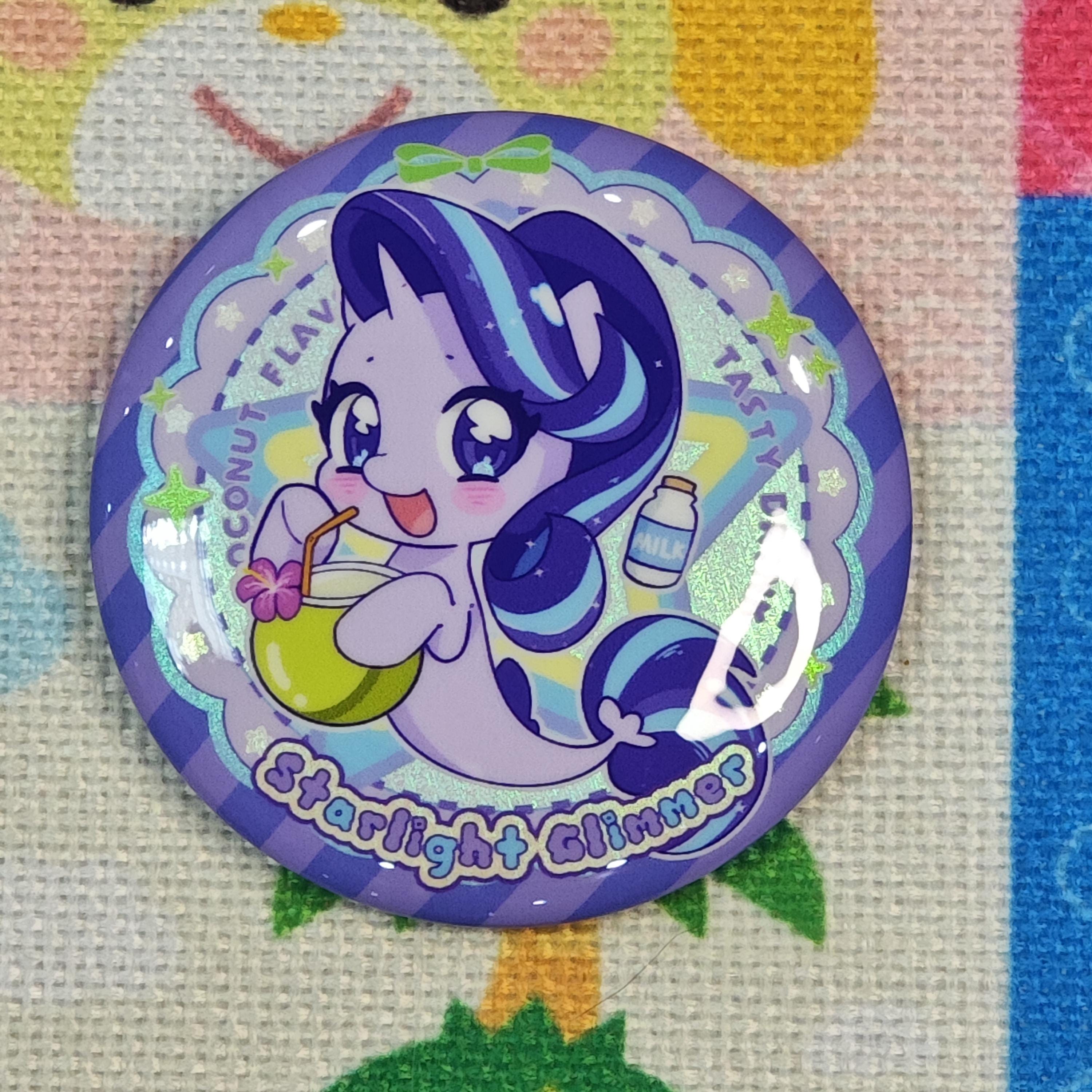 My Little Pony Badge ,pony Fish,fruit Theme,layered Pearly,- 2.28 ...
