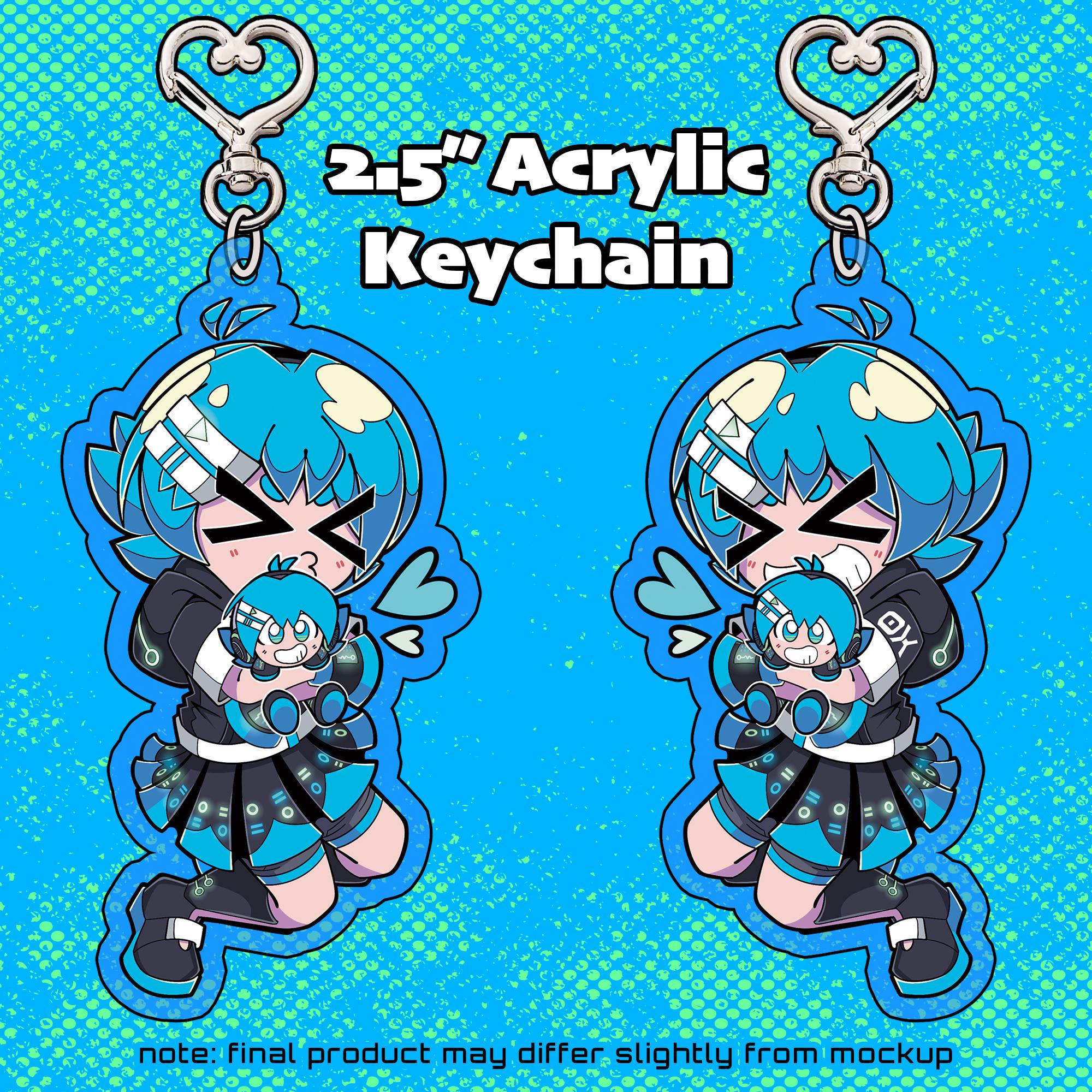 Kikyuune Aiko Plushie Acrylic Keychain [PREORDER] - Etsy