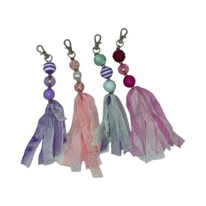 Purse Dangle, Keychain Dangle, Journal Spine Embellishment, Planner Charm, Beaded Dangle Charm, Keychain Charm, Backpack Zipper Charm