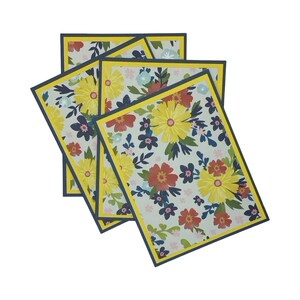 Blank Note Cards, Blank Cards, Note Card Set, Spring Floral Note Cards, Floral Note Cards, Stationery, Set of 4, Thank You Cards, Spring