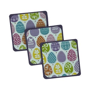 Tarjetas de Pascua, minitarjetas con forma de huevo de Pascua, minitarjetas de Pascua, tarjetas para enviar, minitarjetas hechas a mano, juego de 8 tarjetas, minitarjetas de Pascua, tarjeta con forma de huevo