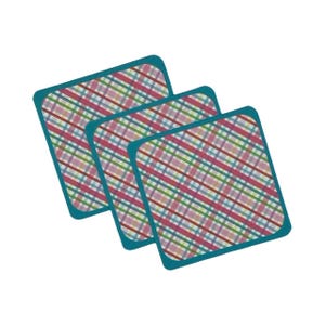 Mini biglietti di auguri, biglietti a quadri, biglietti di compleanno, mini biglietti, biglietti di ringraziamento, biglietti 3 x 3, mini biglietti fatti a mano, set da 8, biglietti regalo