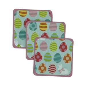 Tarjetas de Pascua, minitarjetas con forma de huevo de Pascua, minitarjetas de Pascua, tarjetas para enviar, minitarjetas hechas a mano, juego de 8 tarjetas, minitarjetas de Pascua, tarjeta con forma de huevo