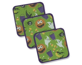 Halloween Mini Cards, Treat Bag Notes, Set of 8