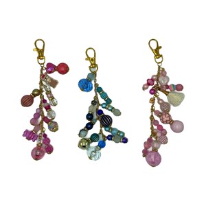 Purse Dangle, Keychain Dangle, Journal Spine Embellishment, Planner Charm, Beaded Dangle Charm, Keychain Charm, Backpack Zipper Charm