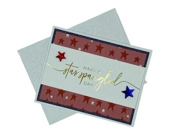 Handmade Patriotic Card: Star Spangled Day, USA