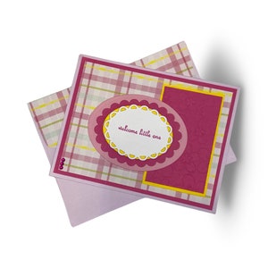 Gefeliciteerd baby, kaart meisje, welkomstbabykaart, babymeisje, kaart voor babyshower, kaart voor pasgeborene, pasgeboren gefeliciteerd, kaart voor baby