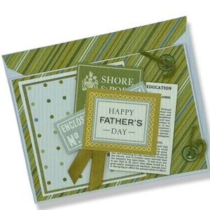 Carte pour la fête des pères, fête des pères, carte pour homme, carte pour papa, carte pour mari, carte pour enfant, carte pour homme, carte pour conjoint, rayure verte