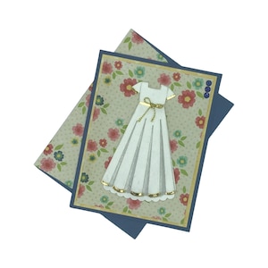 Taufkarte für Jungen, Taufkarte für Mädchen, Handgemachte Taufkarte, Religiöse Karte, Taufkarte für Enkel, Taufkarte für Enkelin