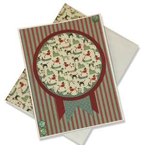 Thinking of You-kaart, hondenkaart, kaart alle gelegenheden, kaart alle gelegenheden, hondenkaart retro, beterschapskaart, retro, poedel, bokser, teckel