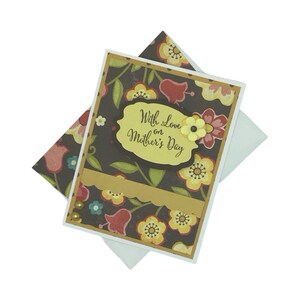 Carte de fête des mères heureuse, carte de fête des mères, carte de fête des mères florale, carte de fête des mères avec amour, carte d'un enfant, carte de conjoint, maman