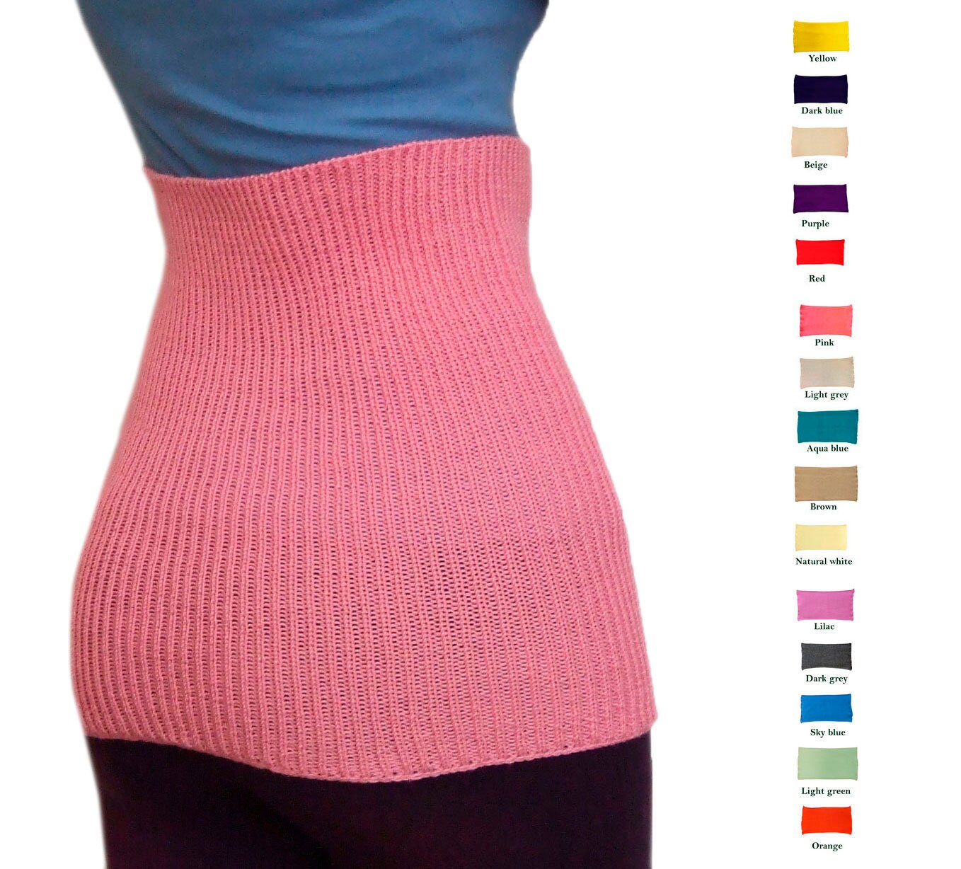 Tummy band 100 MERINO WOOL belly kidney waist warmer pregnant Etsy