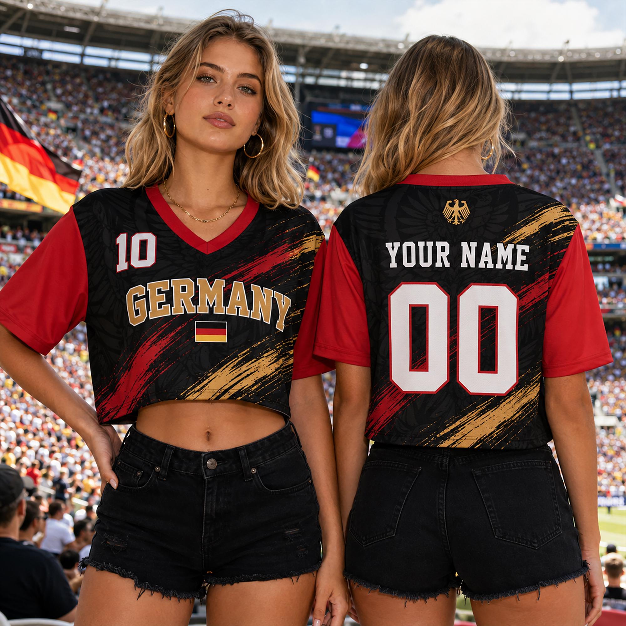 Germany Soccer Crop Top - Etsy