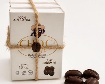 Dark Chocolate Covered Coffee Beans – 3 Pack | Natural Energy Snack