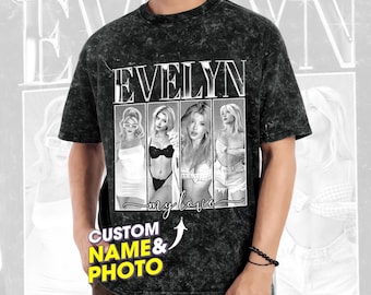 Custom Face Comfort Colors Shirt, Personalized Photo Gift