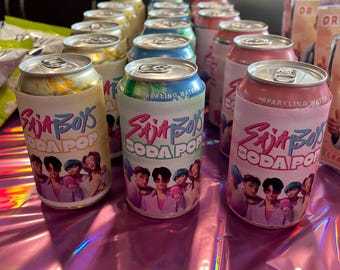 Saja Boys “Soda Pop” Labels | Printable DIY Soda Bottle Stickers | Kpop Demon Hunters Label