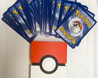Custom Pokémon Card Deck Box Including Pokémon Cards with Guaranteed Hit! - Great Personalized TCG Gift for Collectors or Kids