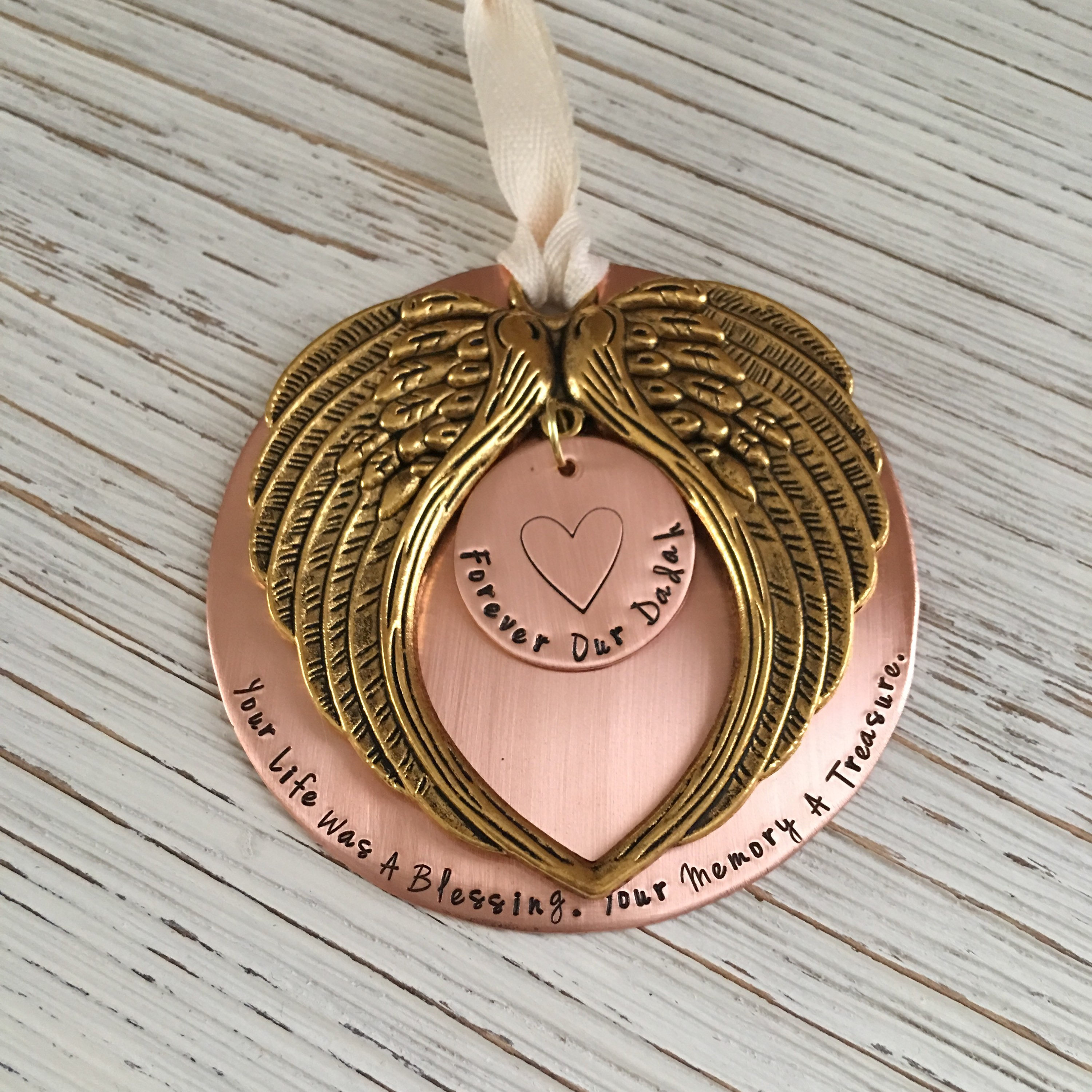 Memorial Christmas Ornament Bereavement Sympathy Gift Hand Etsy