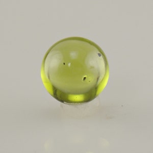 Round Peridot Cabochon Loose Stone, 9 mm Round, Weighs 3.07 ct. S15 画像 2