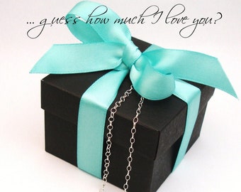 Personalized Sterling Silver Necklace Pendant Jewelry  I LOVE YOU to the Moon and Back Mother's Mom Gift by silverpress