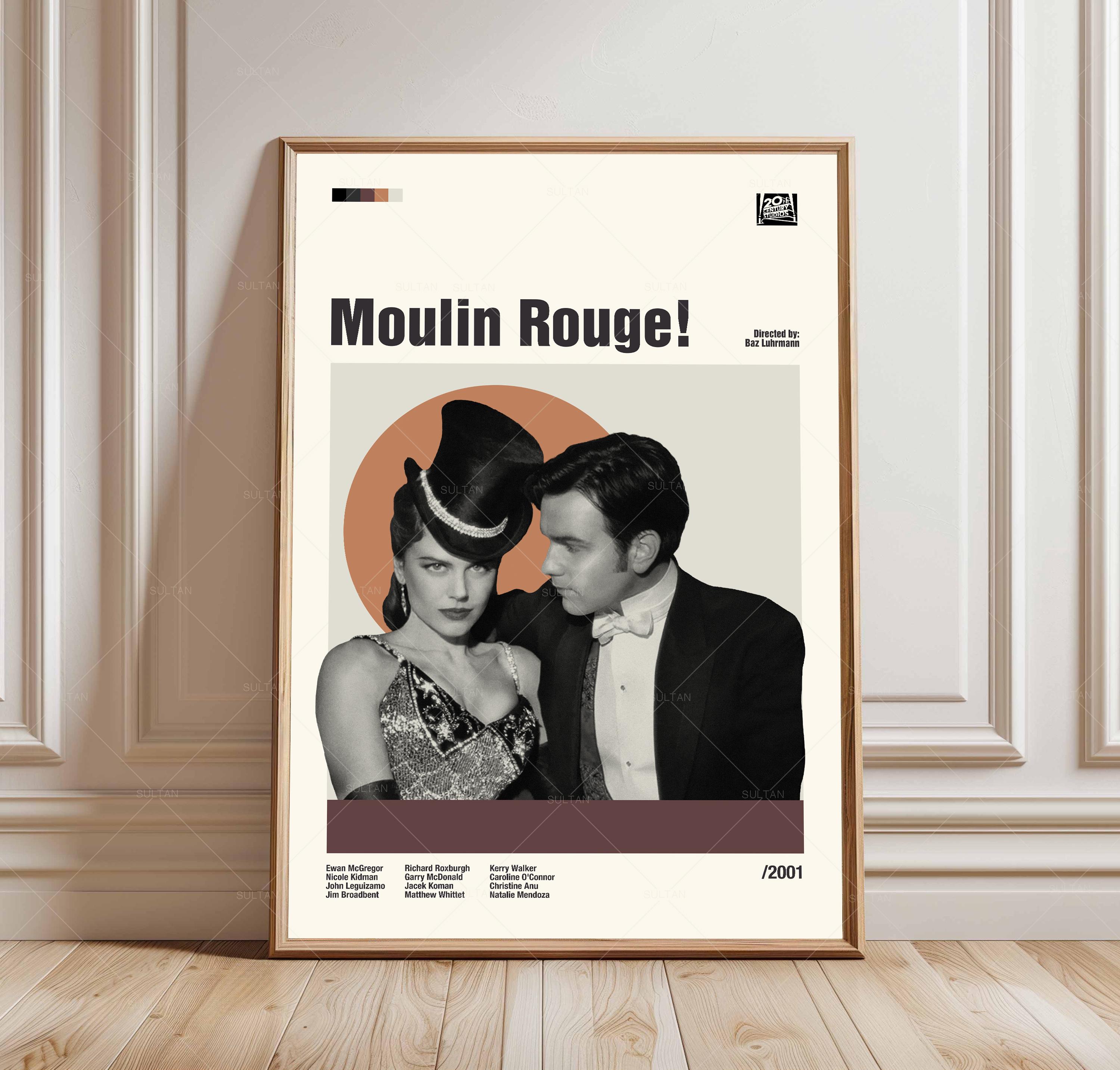 Affiche Originale Française Du Film MOULIN ROUGE - Kidman / McGregor - Grand Format Cinéma
