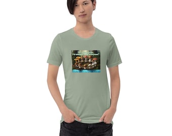 Mushroom Mycelium Network-T-shirt: cadeau voor schimmelliefhebber