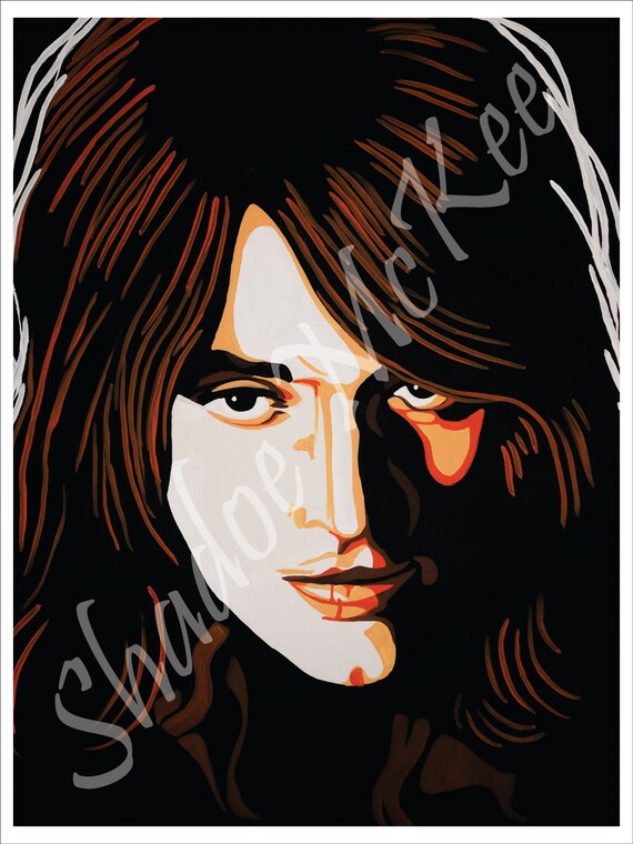Jimmy Page Led Zeppelin Art Personalized Print Custom Poster Wall Decor