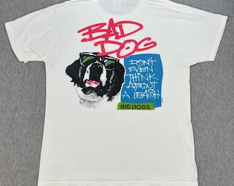 Vintage Big Dogs Tee Shirt Golf Masters Niclaws 90's Men's Large