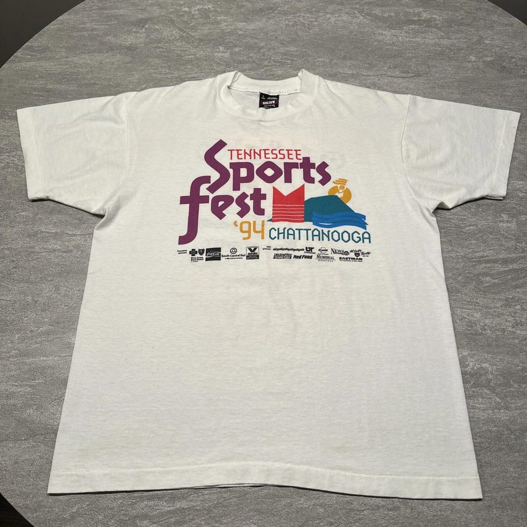Vintage 90s Tennessee Sportsfest Chattanooga Single Stitch Shirt