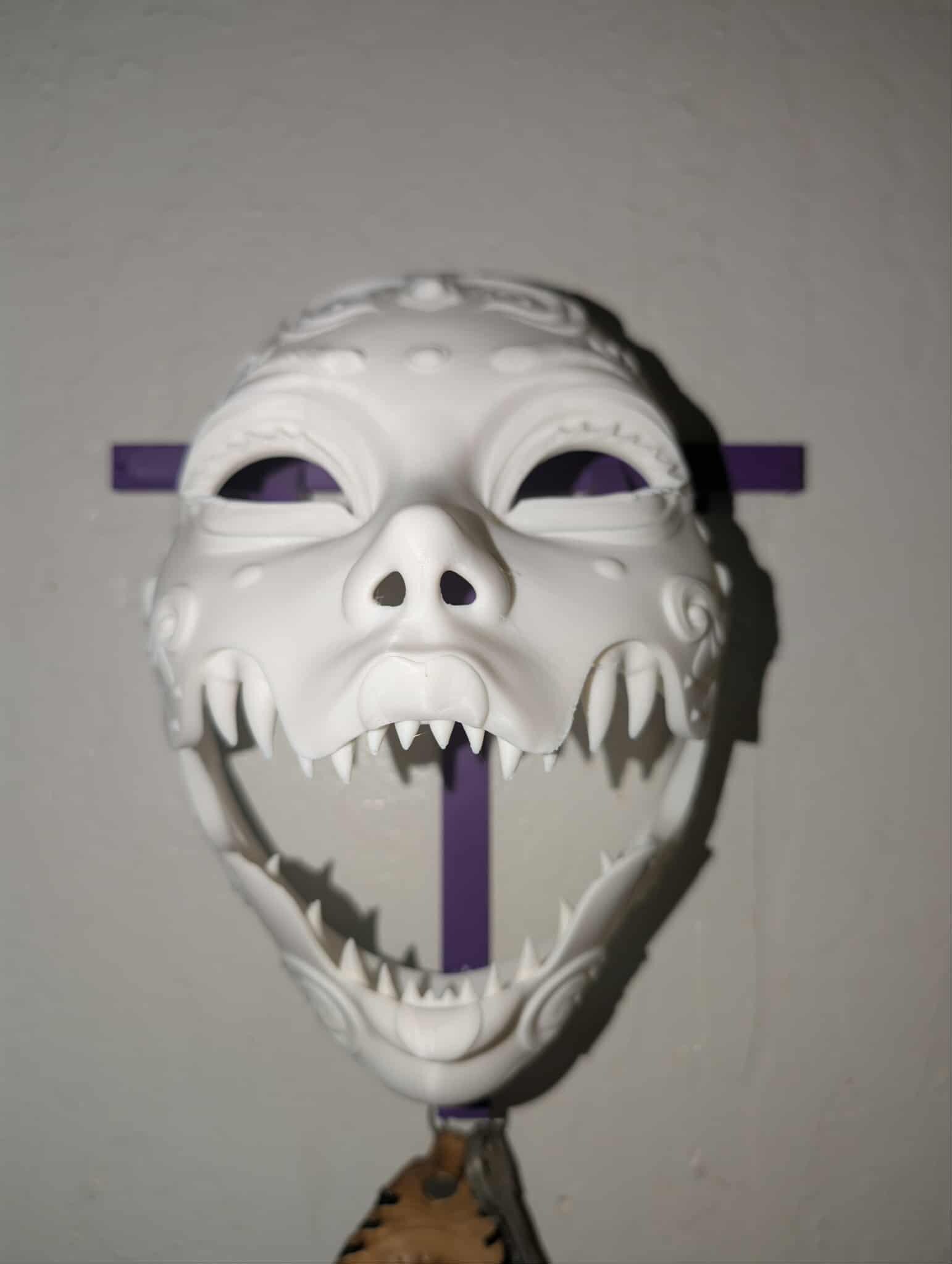 Gaasha Mask Ornate Geisha Masquerade Mask (movable Jaw Mask) - Etsy