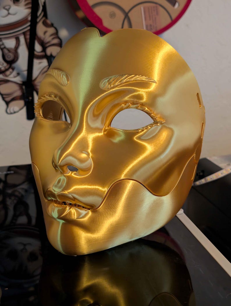 Geisha Masquerade Horror Mask (Movable Jaw) image 18