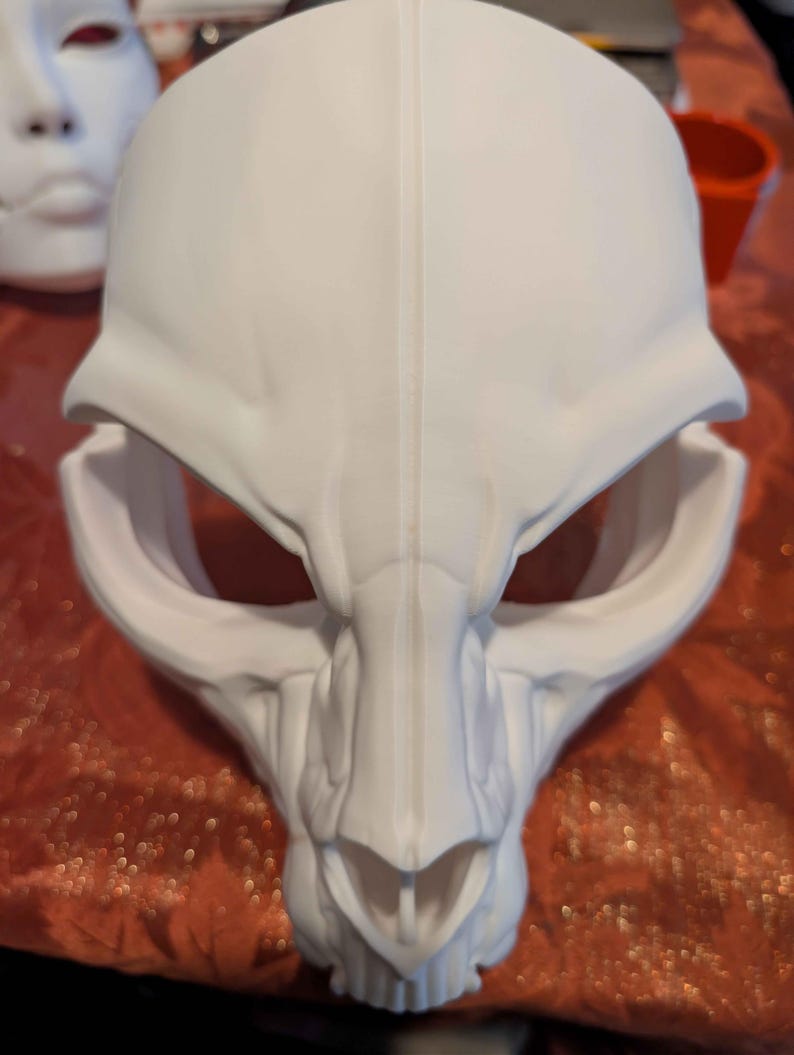 Socket Mask Fox Skull Mask – Jaw-moving Cosplay Mask – Articulated 3D Printed - Etsy