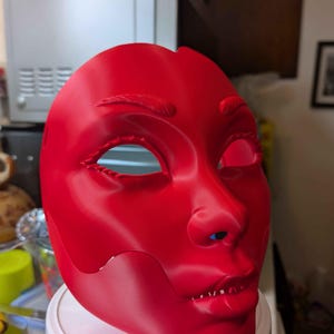 Geisha Masquerade Horror Mask (Movable Jaw) image 13