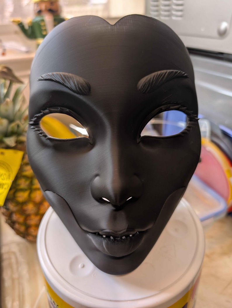 Geisha Masquerade Horror Mask (Movable Jaw) image 16