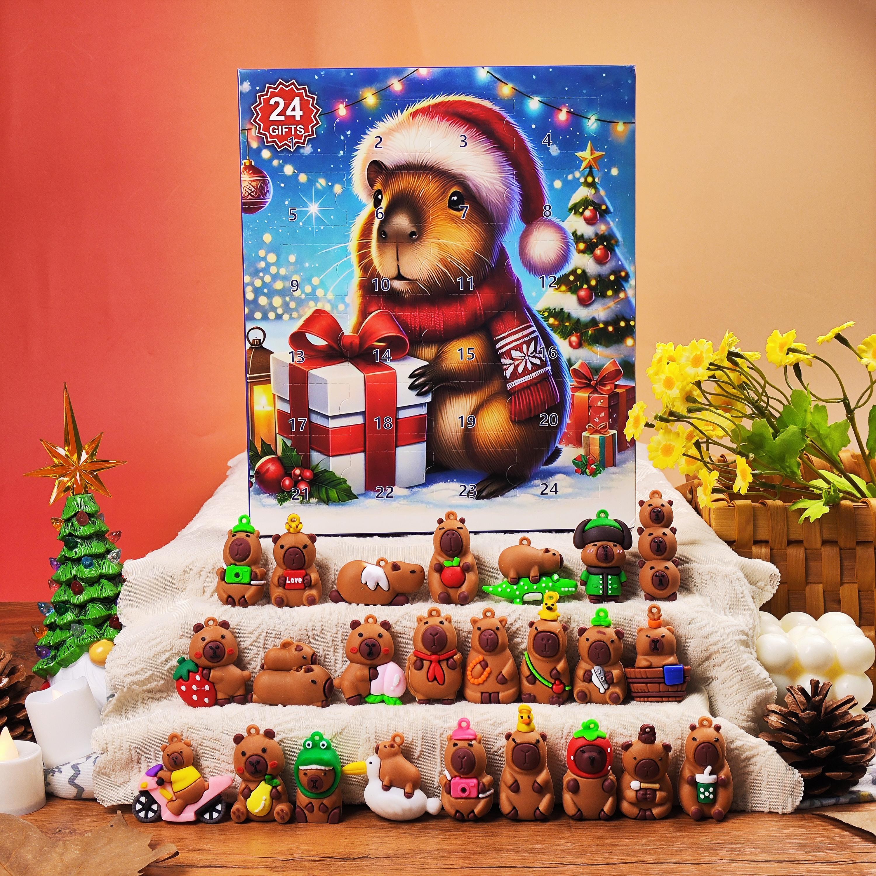 thumbnail image 2 of Capybara Advent Calendars 2025 | 24 Days Capybaras Pendant Christmas 2 of 14