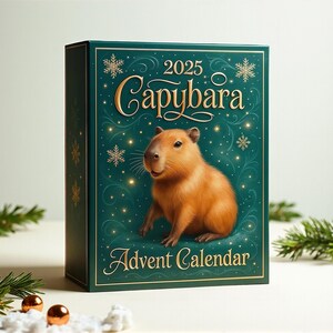 thumbnail image 2 of Capybara Advent Calendars 2025 | 24 Days Capybaras Pendant Christmas 2 of 14