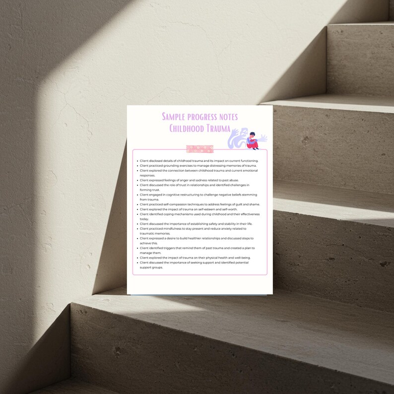Therapy Progress Note Templates, Therapy Intervention Counselor Cheat ...