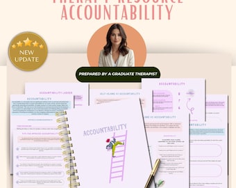 Accountability Worksheets or teens and adults Responsibility Worksheets, Couples Therapy, self esteem, Self-Awareness, self-growth