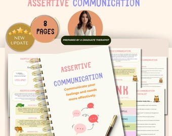 Assertive Communication for kids Worksheets, Communication Styles and Social Skills, Communication book, social emotional learning for kids
