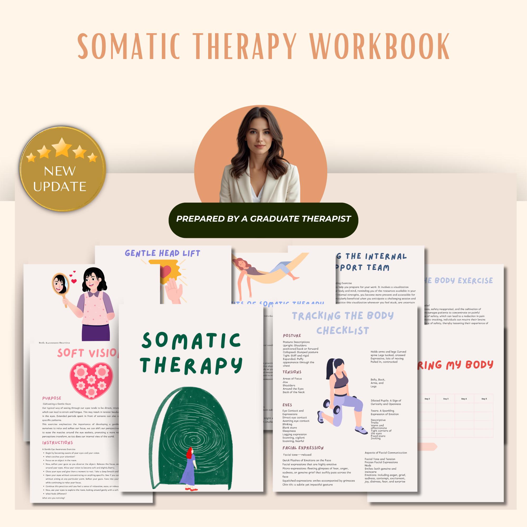 Somatic Therapy Coping Skill Exercises for Nervous System Regulation ...