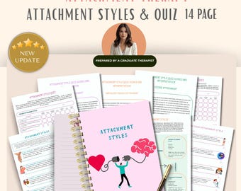Attachment styles, Therapy  quiz, adult attachment styles, attachment worksheet, attachment theory, therapy games, self esteem, CBT
