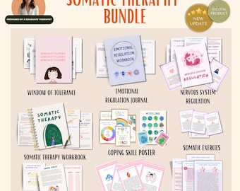 Somatic Therapy Bundle, Somatic Healing & Exercises, Emotional Regulation, Grounding Techniques, Nervous System Regulation and workout, PTSD