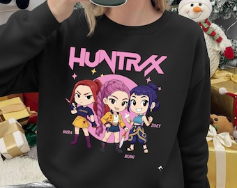 Huntrix Kpop Demon Hunters PNG SVG, Kpop Idol Group Shirt design,Girl Dinner Png,Saja Boys Girls Bands Png,Huntrix fans,Digital Download