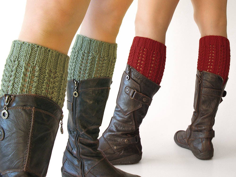 lace boot cuffs