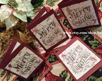 Vintage "Merry Christmas" Cards
