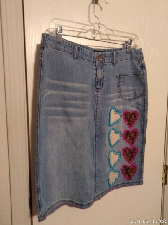 reba denim skirt