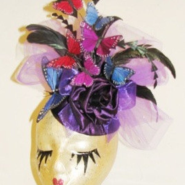 Papillons a  Plume Starlet Fascinator
