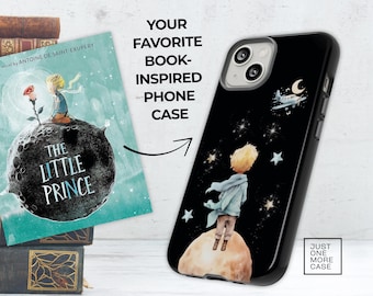 Funda resistente para teléfono de El Principito: regalo para amantes de la lectura, compatible con MagSafe