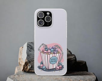 Funda de Halloween con esqueleto para iPhone y Samsung Galaxy: regalo de temporada espeluznante